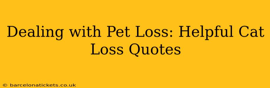 Dealing with Pet Loss: Helpful Cat Loss Quotes