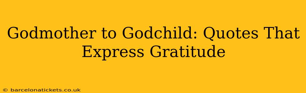 Godmother to Godchild: Quotes That Express Gratitude