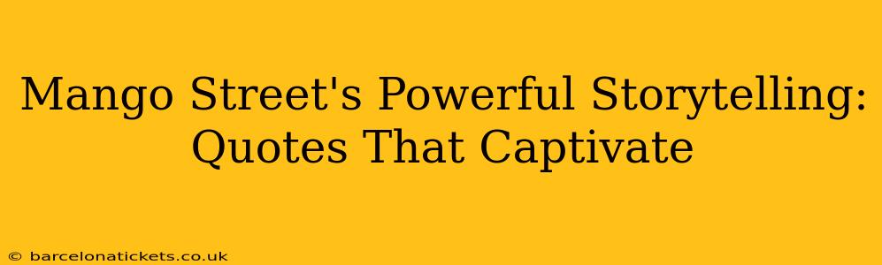 Mango Street's Powerful Storytelling: Quotes That Captivate