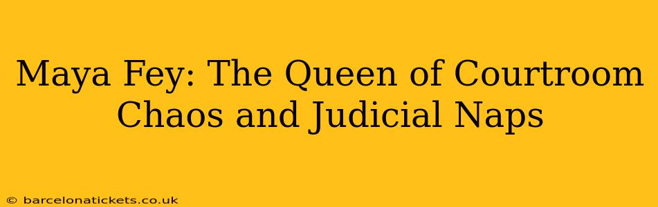 Maya Fey: The Queen of Courtroom Chaos and Judicial Naps