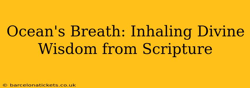 Ocean's Breath: Inhaling Divine Wisdom from Scripture