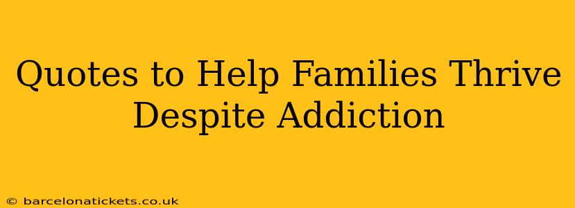 Quotes to Help Families Thrive Despite Addiction
