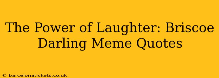The Power of Laughter: Briscoe Darling Meme Quotes
