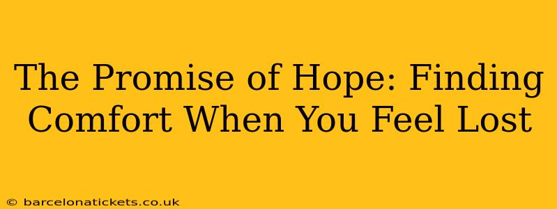 The Promise of Hope: Finding Comfort When You Feel Lost