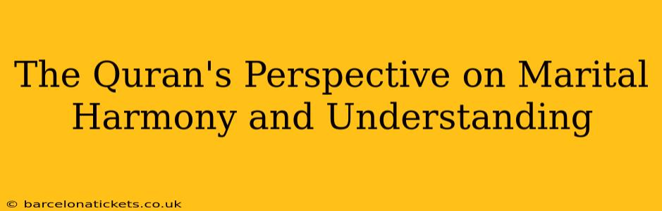 The Quran's Perspective on Marital Harmony and Understanding