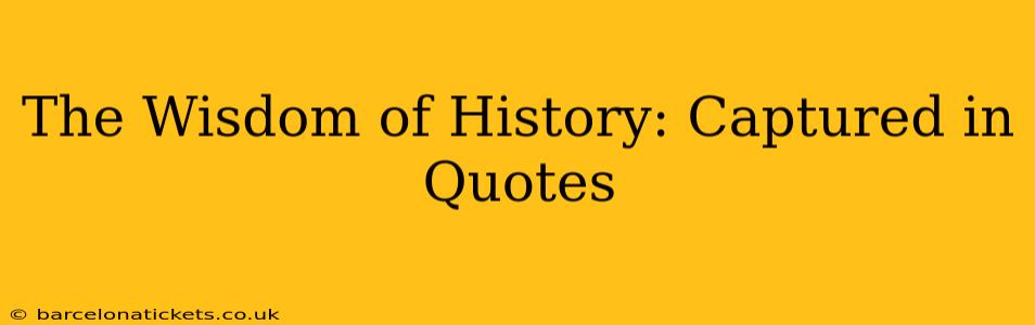 The Wisdom of History: Captured in Quotes