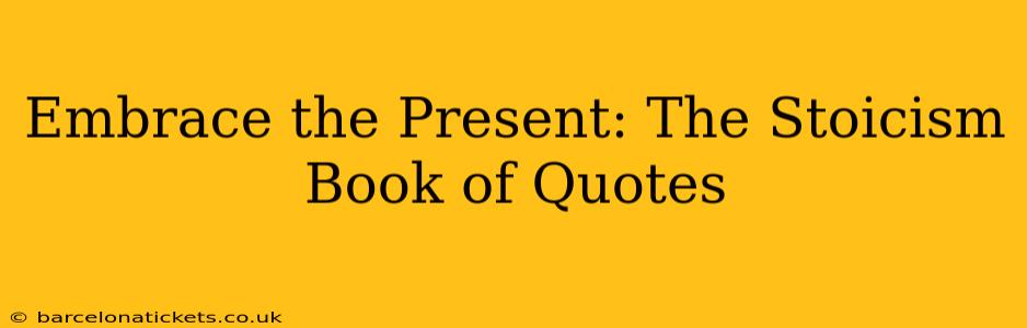 Embrace the Present: The Stoicism Book of Quotes