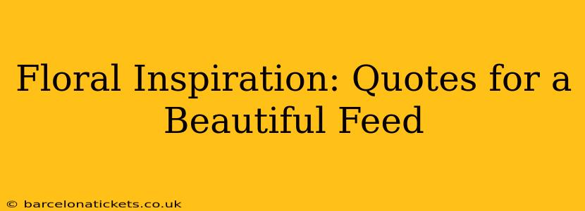 Floral Inspiration: Quotes for a Beautiful Feed