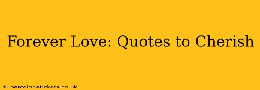 Forever Love: Quotes to Cherish
