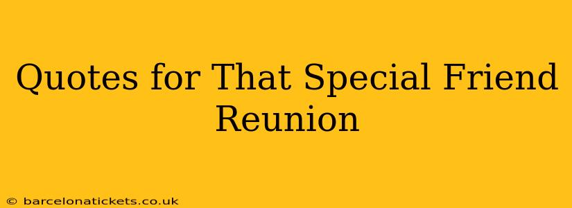 Quotes for That Special Friend Reunion