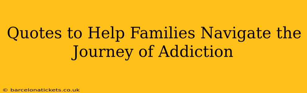 Quotes to Help Families Navigate the Journey of Addiction