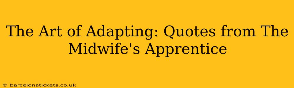 The Art of Adapting: Quotes from The Midwife's Apprentice