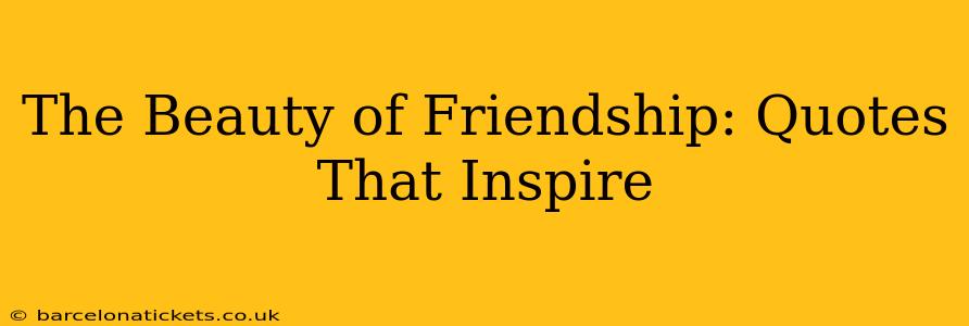The Beauty of Friendship: Quotes That Inspire