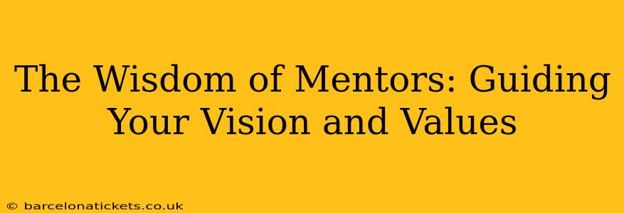 The Wisdom of Mentors: Guiding Your Vision and Values